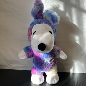 Gemmy Peanuts Easter Bunny Animated Snoopy Dancing Plush 2024